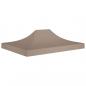 Preview: ARDEBO.de - Partyzelt-Dach 4x3 m Taupe 270 g/m²