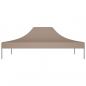 Preview: Partyzelt-Dach 4x3 m Taupe 270 g/m²