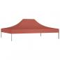 Preview: Partyzelt-Dach 4x3 m Terrakotta-Rot 270 g/m²