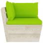 Preview: Garten-Palettensofa 4-Sitzer mit Kissen Fichtenholz
