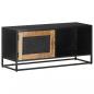 Preview: ARDEBO.de - TV-Schrank 90x30x40 cm Raues Mangoholz