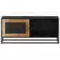 Preview: TV-Schrank 90x30x40 cm Raues Mangoholz