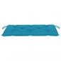 Preview: Gartenbank-Auflage Hellblau 100x50x7 cm Oxford-Gewebe