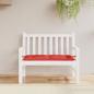 Preview: ARDEBO.de - Gartenbank-Auflage Rot 100x50x7 cm Oxford-Gewebe