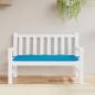 Preview: ARDEBO.de - Gartenbank-Auflage Hellblau 120x50x7 cm Oxford-Gewebe