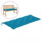 Preview: Gartenbank-Auflage Hellblau 120x50x7 cm Oxford-Gewebe