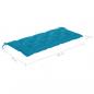 Preview: Gartenbank-Auflage Hellblau 120x50x7 cm Oxford-Gewebe