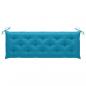 Preview: Gartenbank-Auflage Hellblau 150x50x7 cm Oxford-Gewebe