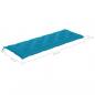 Preview: Gartenbank-Auflage Hellblau 150x50x7 cm Oxford-Gewebe