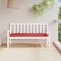 Preview: ARDEBO.de - Gartenbank-Auflage Rot 150x50x7 cm Oxford-Gewebe