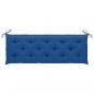 Preview: Gartenbank-Auflage Blau 150x50x7 cm Oxford-Gewebe