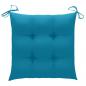 Preview: Stuhlkissen 2 Stk. Hellblau 40x40x7 cm Oxford-Gewebe