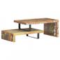 Preview: ARDEBO.de - 2-tlg. Couchtisch-Set Recyceltes Massivholz