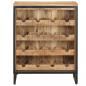 Preview: Weinschrank 62x33x78,5 cm Raues Mangoholz  