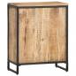 Preview: Weinschrank 62x33x78,5 cm Raues Mangoholz  