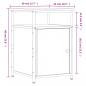 Preview: Nachttisch Sonoma-Eiche 40x42x60 cm Holzwerkstoff