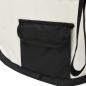 Preview: Faltbarer Welpenlaufstall mit Tragetasche Schwarz 110x110x58 cm