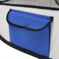 Preview: Faltbarer Welpenlaufstall mit Tragetasche Blau 90x90x58 cm