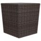 Preview: 3-tlg. Bistro-Set Poly Rattan und Hartglas Braun