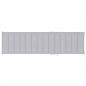 Preview: Sonnenliegen-Auflage Grau 200x50x3 cm Oxford-Gewebe