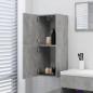 Preview: Badezimmerschrank Betongrau 30x30x80 cm Holzwerkstoff