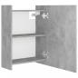 Preview: Bad-Spiegelschrank Betongrau 62,5x20,5x64 cm Holzwerkstoff