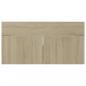 Preview: Waschbeckenunterschrank Sonoma-Eiche 90x38,5x46cm Holzwerkstoff