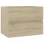 Preview: Waschbeckenunterschrank Sonoma-Eiche 60x38,5x45cm Holzwerkstoff