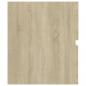 Preview: Waschbeckenunterschrank Sonoma-Eiche 60x38,5x45cm Holzwerkstoff