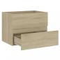 Preview: Waschbeckenunterschrank Sonoma-Eiche 60x38,5x45cm Holzwerkstoff