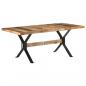 Preview: ARDEBO.de - Esstisch 180x90x76 cm Raues Mangoholz