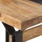 Preview: Esstisch 180x90x76 cm Raues Mangoholz