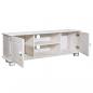 Preview: TV-Schrank 115x29x40 cm Massivholz Kiefer