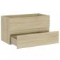 Preview: Waschbeckenunterschrank Sonoma-Eiche 80x38,5x45cm Holzwerkstoff