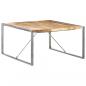 Preview: ARDEBO.de - Esstisch 140x140x75 cm Raues Mangoholz