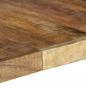 Preview: Esstisch 140x140x75 cm Raues Mangoholz