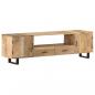 Preview: TV-Schrank 160x30x45 cm Massivholz Mango