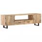 Preview: TV-Schrank 160x30x45 cm Massivholz Mango