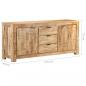 Preview: Sideboard 175x40x75 cm Raues Mangoholz