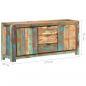 Preview: Sideboard 175x40x75 cm Recyceltes Massivholz