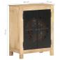 Preview: Sideboard 60x35x75 cm Massivholz Mango