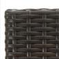 Preview: Barhocker 2 Stk. Braun Poly Rattan