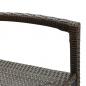 Preview: Barhocker 2 Stk. Braun Poly Rattan