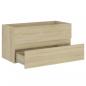 Preview: Waschbeckenunterschrank Sonoma-Eiche 90x38,5x45cm Holzwerkstoff