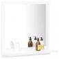 Preview: Badspiegel Weiß 40x10,5x37 cm Holzwerkstoff