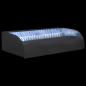 Preview: Wasserfall mit LEDs 60x34x14 cm Edelstahl 304