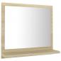 Preview: Badspiegel Sonoma-Eiche 40x10,5x37 cm Holzwerkstoff