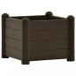 Preview: Garten-Hochbeet PP Mokka 43x43x35 cm