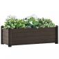 Preview: ARDEBO.de - Garten-Hochbeet PP Mokka 100x43x35 cm