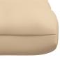 Preview: Palettenkissen Beige 120x80x12 cm Stoff